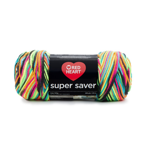 Red Heart Super Saver Yarn-Blacklight - E300B-3939 - 073650833465
