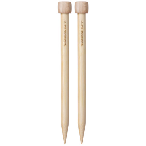 Takumi Bamboo Single Point Knitting Needles 10"-Size 19/15mm - 3011-19 Takumi Bamboo Single Point Knitting Needles 10"-Size 19/15mm - 3011-19