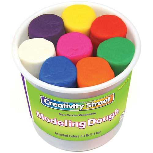 Creativity Street Modeling Dough 4oz 8/Pkg-Assorted Colors - 4095