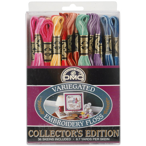 DMC Embroidery Floss Pack 8.7yd-Variegated 36/Pkg - 7F25PK36 - 077540382101