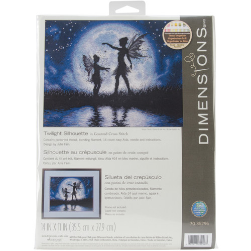 Dimensions Counted Cross Stitch Kit 14"X11"-Twilight Silhouette (14 Count) 70-35296 - 088677352967