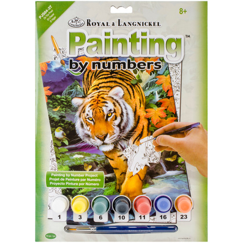 Royal & Langnickel(R) Small Paint By Number Kit 8.75"X11.75"-On The Prowl - PJS-84 - 090672943361
