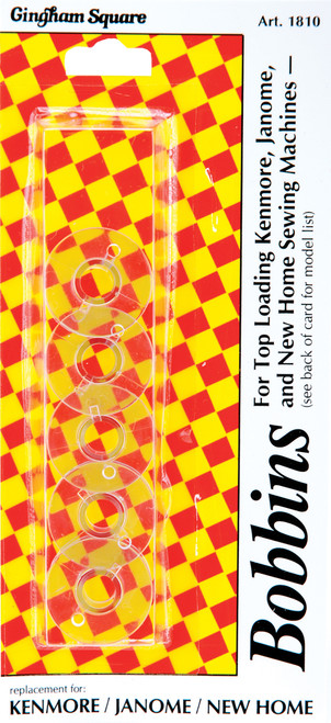 Plastic Machine Bobbins-5/Pkg - 1810 - 036346018102