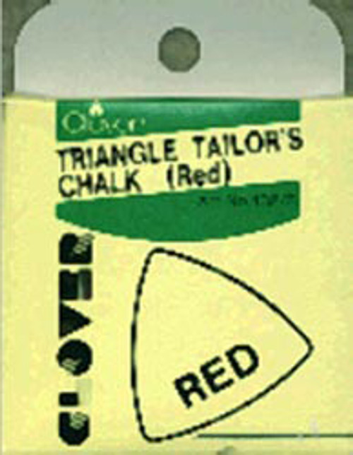 Clover Triangle Tailor's Chalk-Red 432-R - 051221512162