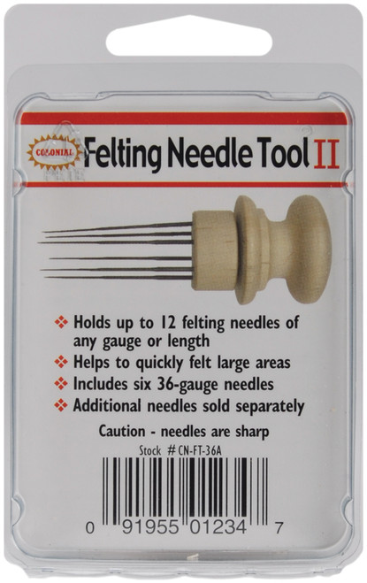 Colonial Felting Needle Tool IICNFT36A - 091955012347