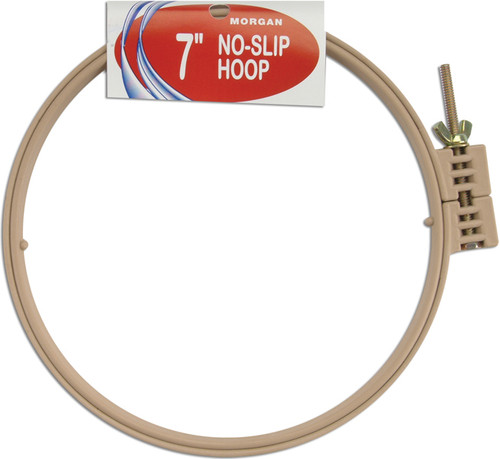 Morgan Plastic No-Slip Quilting Hoop 7"- - 123 - 601140001232 Morgan Plastic No-Slip Quilting Hoop 7"- - 123 - 601140001232