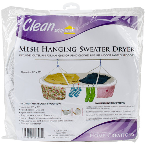 Innovative Home Creations Jumbo Sweater Dryer 54"X28"-White 4000 - 039676960011