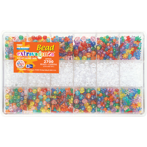 The Beadery Bead Extravaganza Bead Box Kit 20.4oz-Multicolor - B6480 - 045155917223