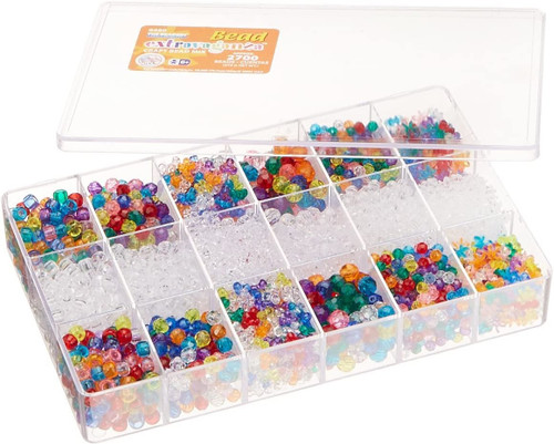 The Beadery Bead Extravaganza Bead Box Kit 20.4oz-Multicolor - B6480