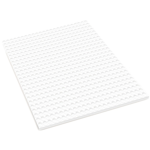 MultiCraft 3D Pop Dots Dual-Adhesive Micro Foam Adhesives-White Round, .2" 576/Pkg PD101