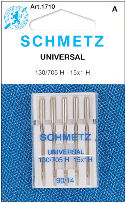 Schmetz Universal Machine Needles-Size 14/90 5/Pkg - 1710 - 036346317106 Schmetz Universal Machine Needles-Size 14/90 5/Pkg - 1710 - 036346317106
