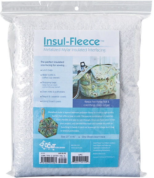 C&T Publishing Insul-Fleece Metalized Insulated Interfacing-27"X45" 20150 - 7348172015029781607054061