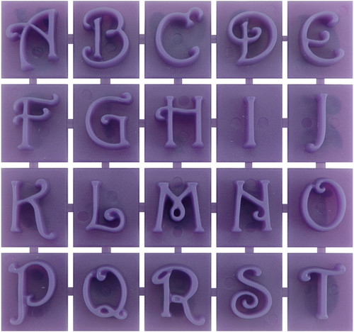 Milestones Stone Stamps-Victorian Style Letters & Numbers - 905-20-511