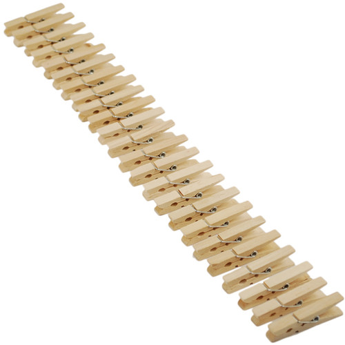 Krafty Kids Wood Clothespins-Natural 1.875" 24/Pkg CW606