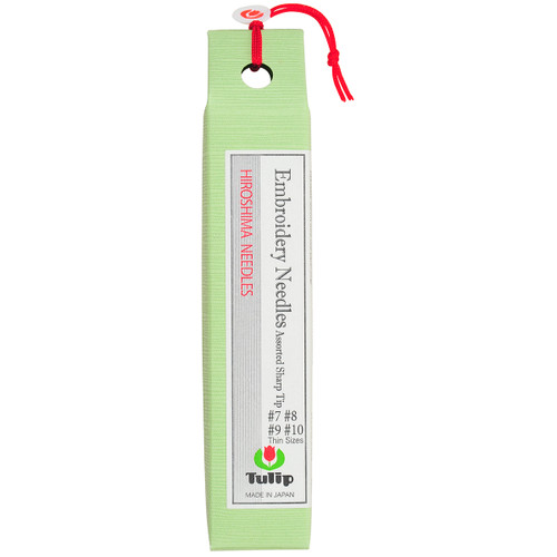 Tulip Embroidery Needles 8/Pkg-Assorted Thin - THNEM-THIN - 846550012786