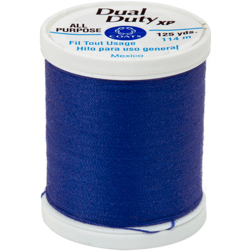 Coats Dual Duty XP General Purpose Thread 125yd-Monaco Blue S900-4270 - 073650806810