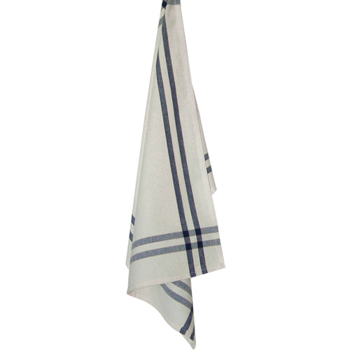 Dunroven House Cream Tea Towel 20"X28"-Navy Stripe - K360-NC - 875025001826