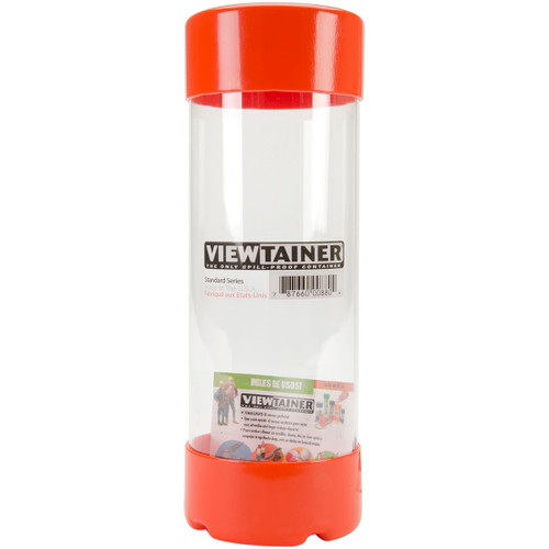 Viewtainer Slit Top Storage Container 2.75"X8"-Orange - CC27508-8 - 787660008804