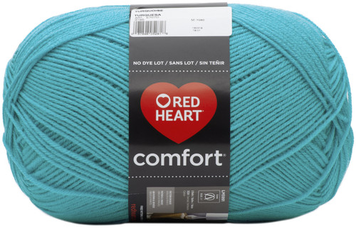 Red Heart Comfort Yarn-Turquoise E707D-3185 - 067898052818