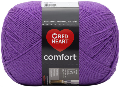 Red Heart Comfort Yarn-Amethyst - E707D-3196 - 067898054225