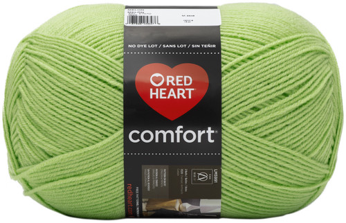 Red Heart Comfort Yarn-Melon Green - E707D-3229 - 067898058476