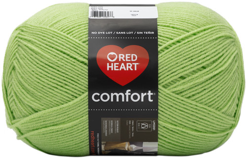 Red Heart Comfort Yarn-Melon Green E707D-3229 - 067898058476