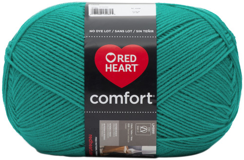 Red Heart Comfort Yarn-Jade E707D-3186 - 067898052825