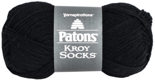 Patons Kroy Socks Yarn-Coal - 243455-55040 - 057355306837
