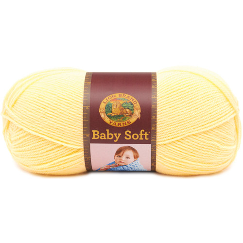 Lion Brand Baby Soft Yarn-Lemonade 920-160 - 023032921600