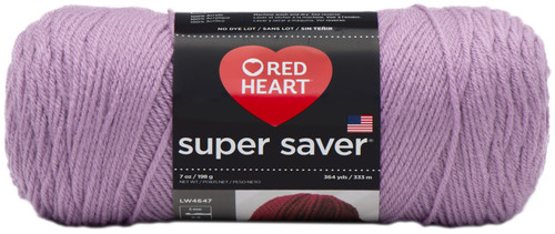 Red Heart Super Saver Yarn-Orchid - E300B-530 - 073650763434