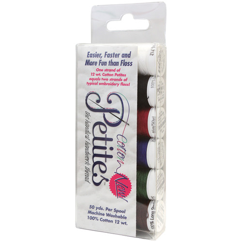 Sulky Sampler 12wt Cotton Petites 6/Pkg-Most Popular Assortment 712-01