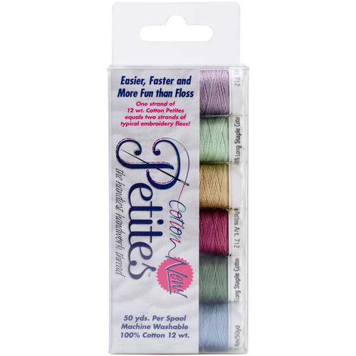 Sulky Sampler 12wt Cotton Petites 6/Pkg-Rosewood Manor Assortment 712-11 - 727072001758