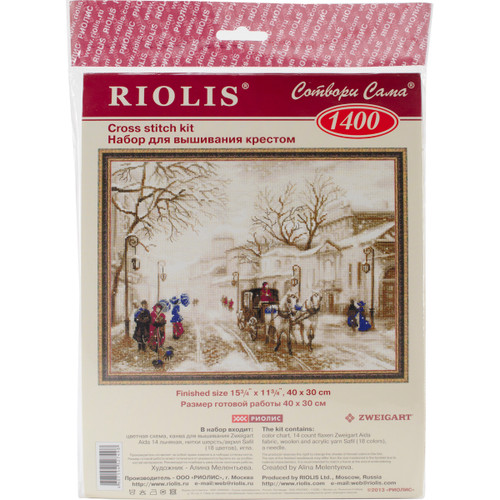 RIOLIS Counted Cross Stitch Kit 15.75"X11.75"-Old Street (14 Count) R1400 - 4607154527498
