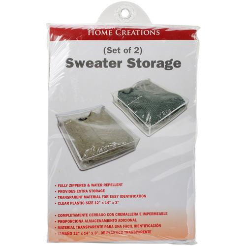 Innovative Home Creations Sweater Storage Bags 2/Pkg-12"X14"X3" 1326 - 039676013267