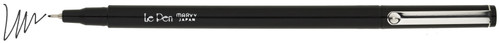 Uchida Le Pen .03mm Point 4/Pkg-Black - 4300-4B