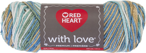 Red Heart With Love Yarn-Beachy E400-1938 - 073650822629