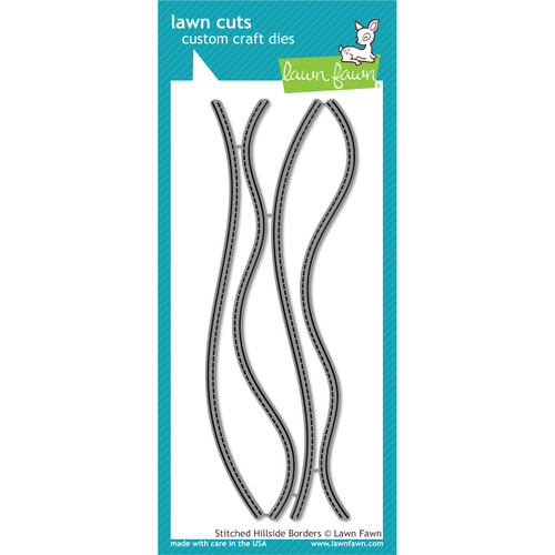 Lawn Cuts Custom Craft Border Die-Stitched Hillside, 6" - LF772