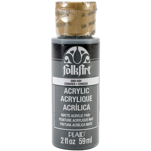 FolkArt Acrylic Paint 2oz-Ash FA-2569 - 028995025693