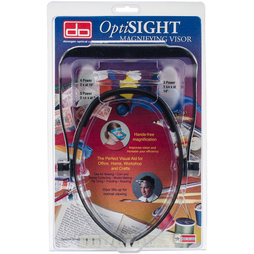 Donegan OptiSIGHT Magnifying Visor-Black - OSCBLACK - 633096001844 Donegan OptiSIGHT Magnifying Visor-Black - OSCBLACK - 633096001844