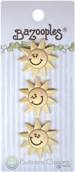 Buttons Galore BaZooples Buttons-Sun - BZ1-129 - 840934063319 Buttons Galore BaZooples Buttons-Sun - BZ1-129 - 840934063319