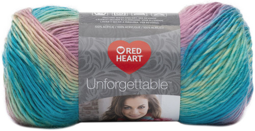 Red Heart Unforgettable Yarn-Candied E793-3965 - 073650824579