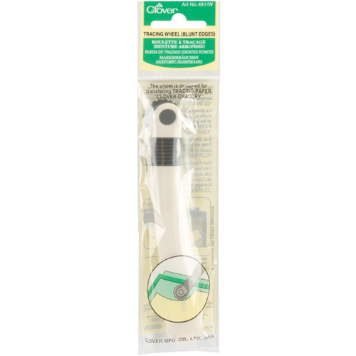 Clover Tracing Wheel-Blunt Edge - 481/W - 051221500398 Clover Tracing Wheel-Blunt Edge - 481/W - 051221500398