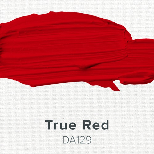 DecoArt Americana Acrylic Paint 2oz-True Red - Semi-Opaque - DA-129