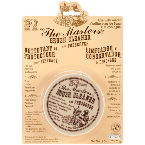 The Masters(R) Brush Cleaner & Preserver-2.5oz - 105-BP - 044974105002