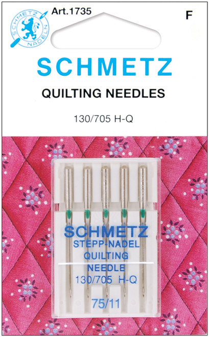 Schmetz Quilt Machine Needles-Size 11/75 5/Pkg - 1735