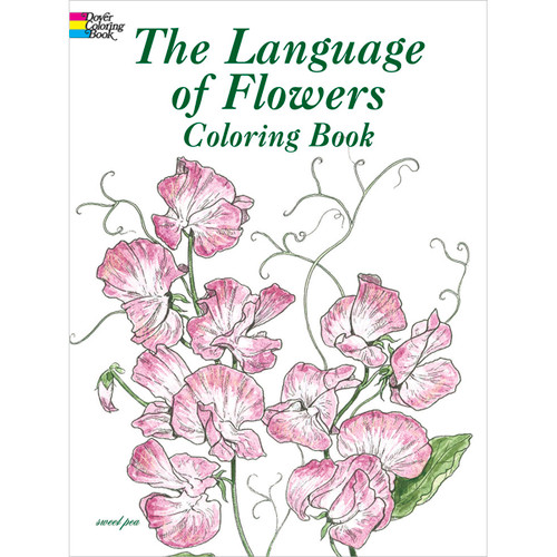 The Language Of Flowers Coloring Book-Softcover B6430355