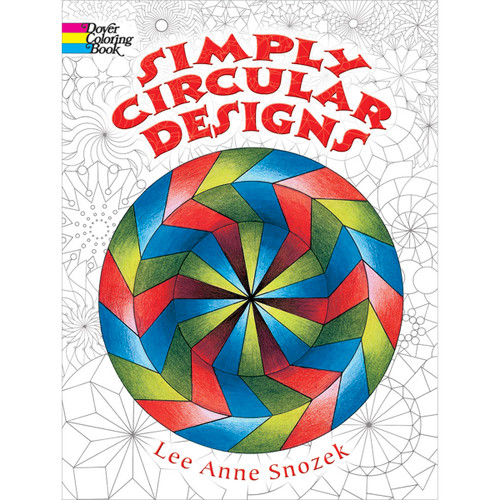 Simple Circular Designs Coloring Book-Softcover B6444611 - 97804864446119780486444611