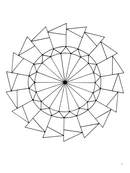 Simple Circular Designs Coloring Book-Softcover - B6444611 Simple Circular Designs Coloring Book-Softcover - B6444611