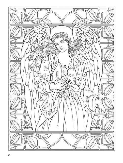 Angels Coloring Book-Softcover - B6467757