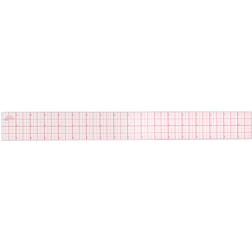 Westcott 8ths Graph Beveled Ruler-18" - B-85